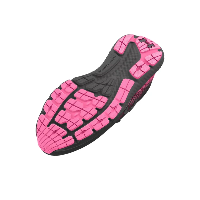 Under Armour Rogue 4 Anti Slip Wear Resistant Low Top Running Shoes Women's Black Pink-4