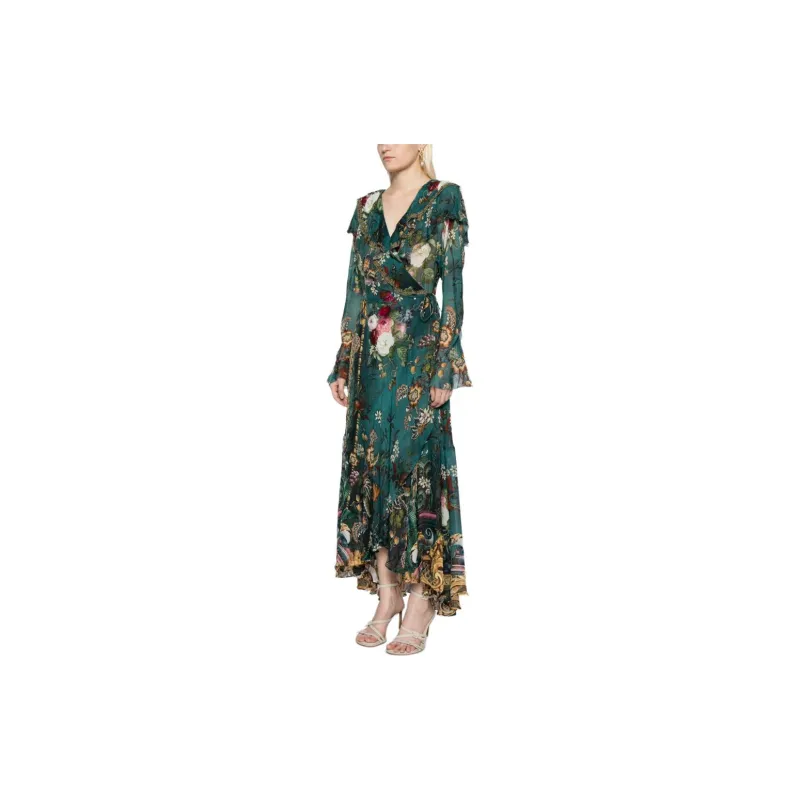 Camilla Verdis World Silk Wrap Dress-3