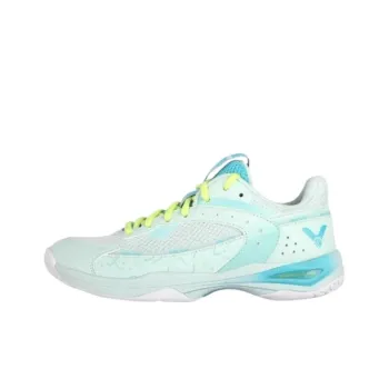 VICTOR Cushioning Wear Resistant Low Top Badminton Shoes Women's Blue