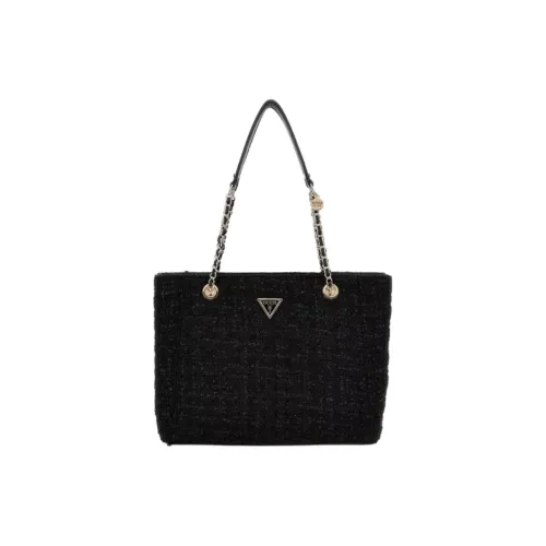 guess Noelle Polyester Tote Bag Shopping Bag Handbag Shoulder Bag Regular Women's Black