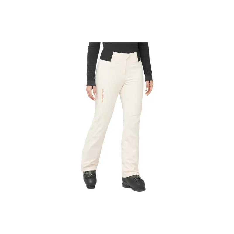 SALOMON Ski Pants Casual Pants Women's Ecru-1