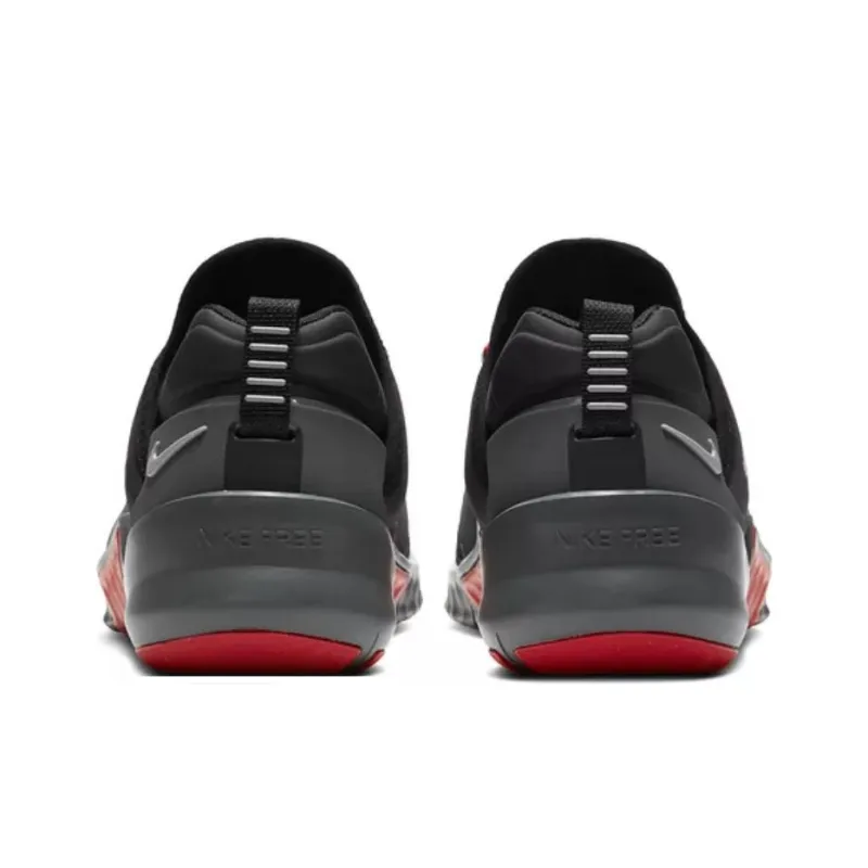 Nike Free X Metcon Cushioning Anti-Slip And Wear-Resistant Low-Top Running Shoes Unisex Black Red-4