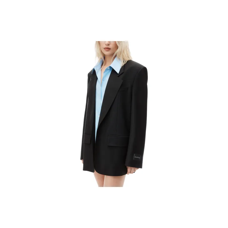 Alexander Wang Layered Single Breasted Blazer-3