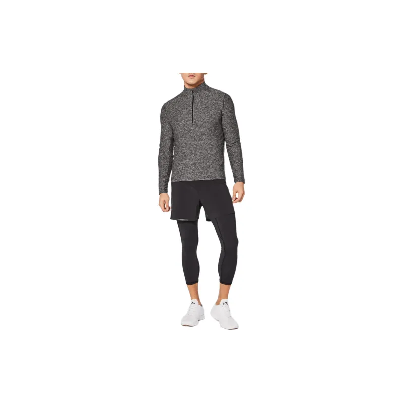 Lululemon Surge Warm T-Shirt Men's Black Gray-2