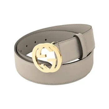 GUCCI Interlocking G Leather Belt 1.5'W