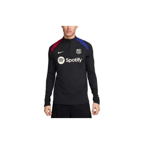 Nike FC Soccer Jerseys Men Black/Royal Red/Deep Royal Blue/Light Golden Brown