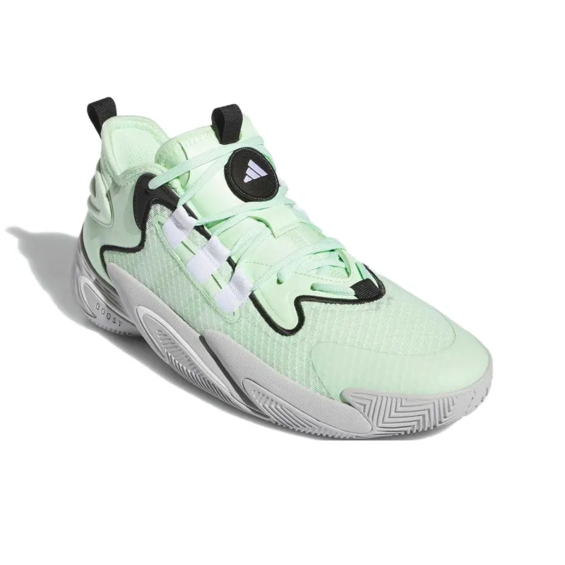 Adidas BYW Select Wear-Resistant Low-Top Basketball Shoes Men's Green-1