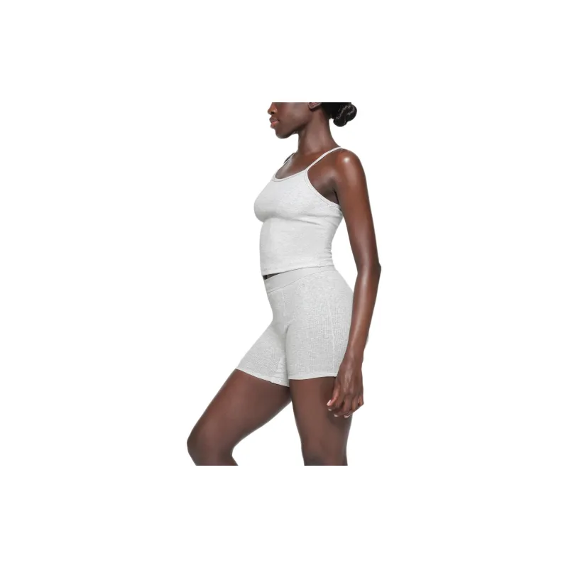 SKIMS Tank Tops Women's LIGHT HEATHER GREY/Light Heather Gray-3