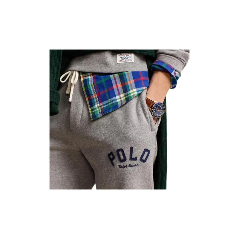 Polo Ralph Lauren Knitted Sweatpants Men's Dark Vintage Heather-4