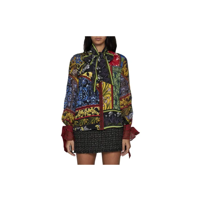 ALICE+OLIVIA Lloyd Graphic print Blouse-1
