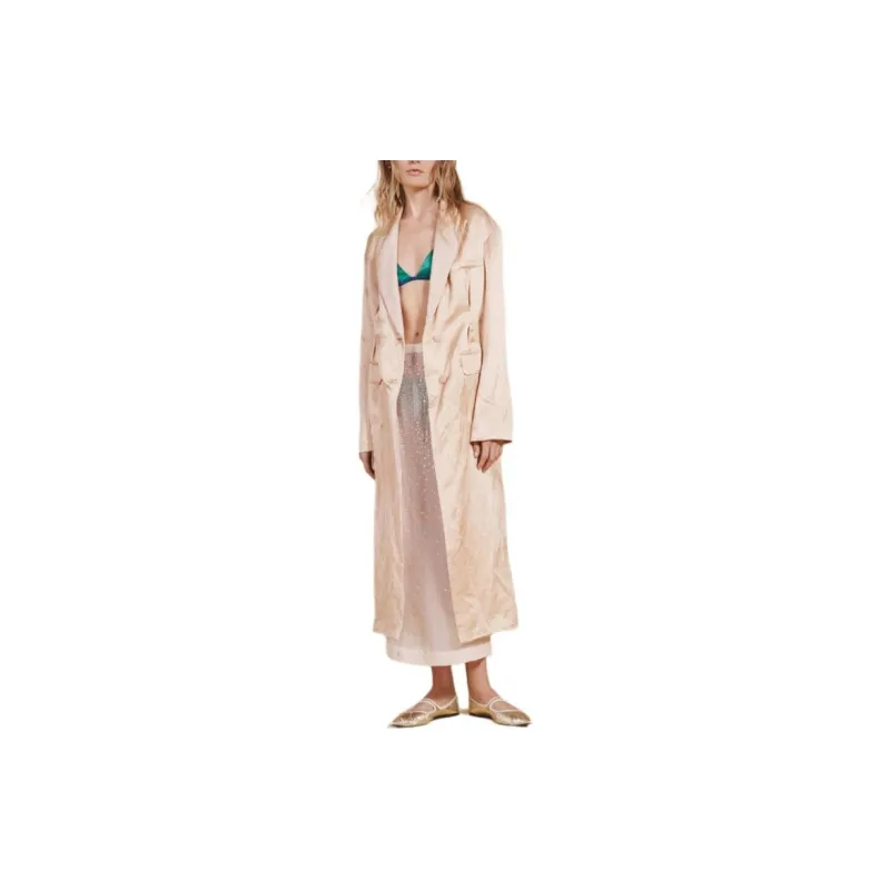 ZARA Coats Women's Light Pink-2