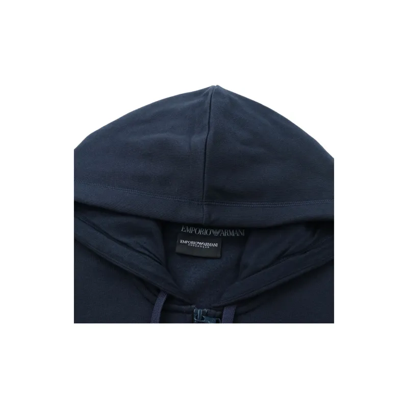 EMPORIO ARMANI Logo embroidered Hooded Jacket-3