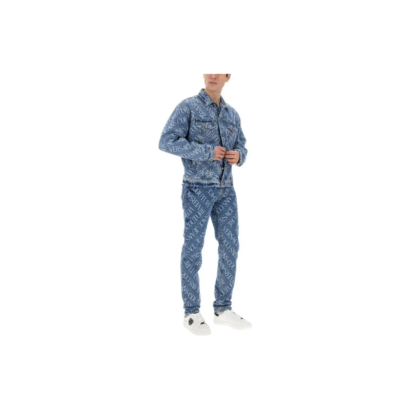 VERSACE JEANS COUTURE Jackets Coats Men's Blue-3