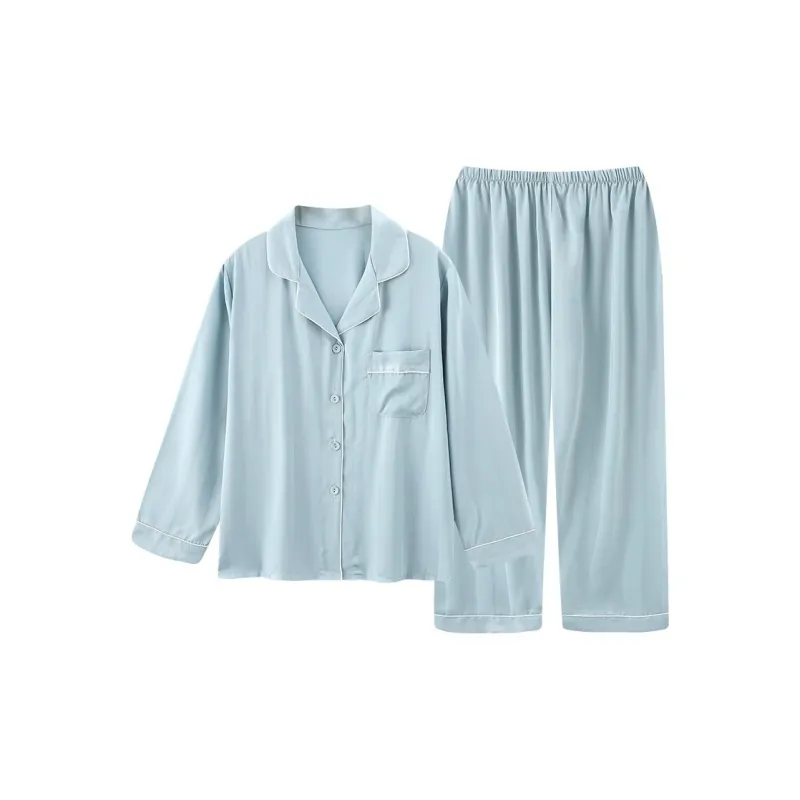 Bejirog Pajama Set Women's Sea Salt Ice Brew-3