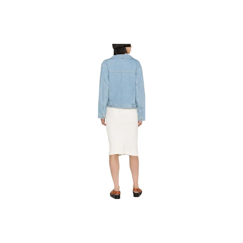 NANUSHKA Light Wash Denim Jacket-2