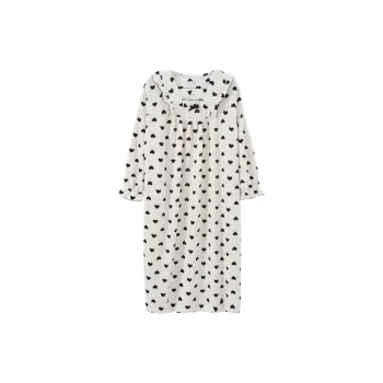 Ta Yan Winter Nightgown Women's Black