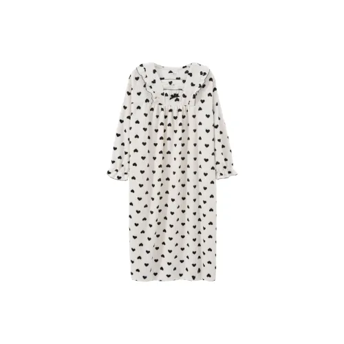 Ta Yan Winter Nightgown Women's Black