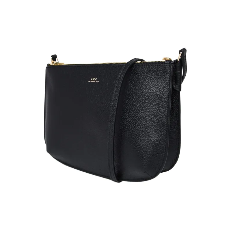 A.P.C Sarah Logo Printed Zipped Crossbody Bag-1