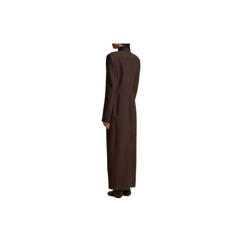 KHAITE Bellow Single breasted Coat-2