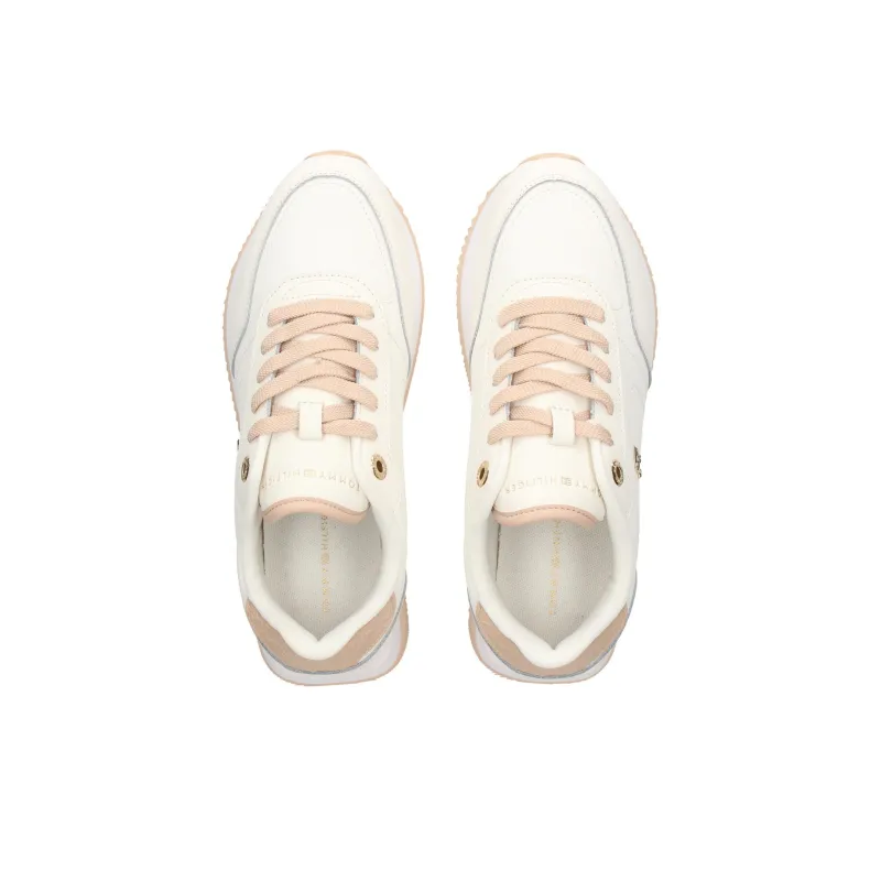 Tommy Hilfiger Low Top Casual Shoes Women's White Pink-4