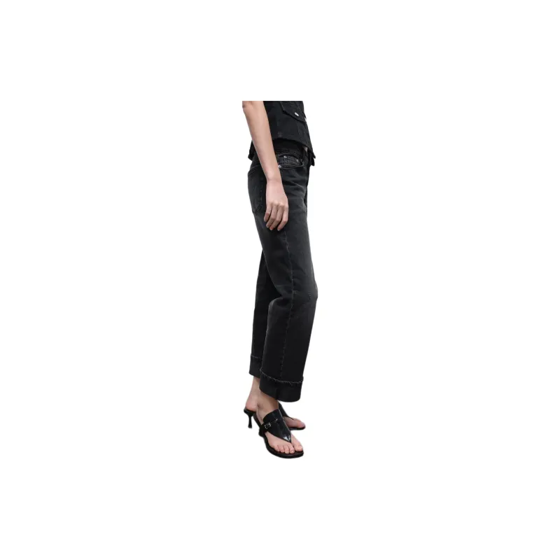 ZARA Jeans Women's Black-4