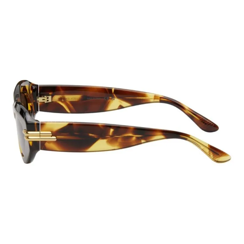 Bottega Veneta Mitre Oval Sunglasses-1