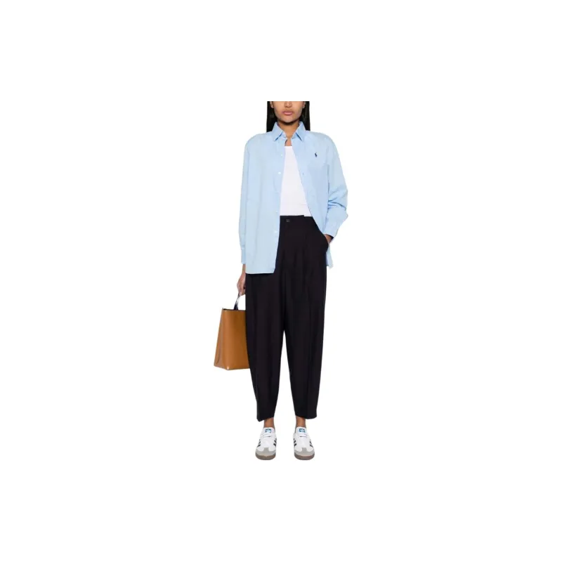 Polo Ralph Lauren Wool blend Cropped Trousers-1