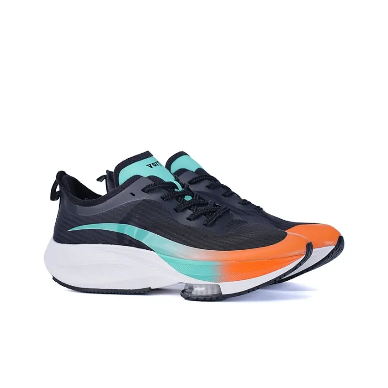 VOIT Running Shoes Unisex Low Top Black Rainbow-2