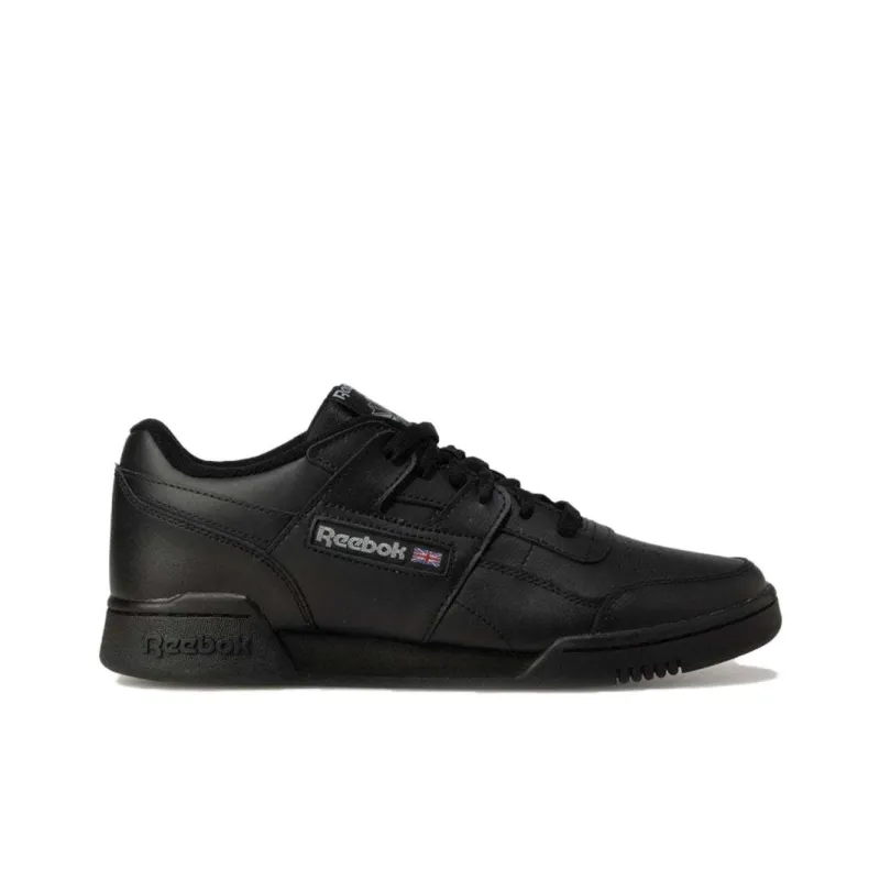 Reebok Workout Anti Slip Wear Resistant Low Top Skateboard Shoes Unisex Black-1