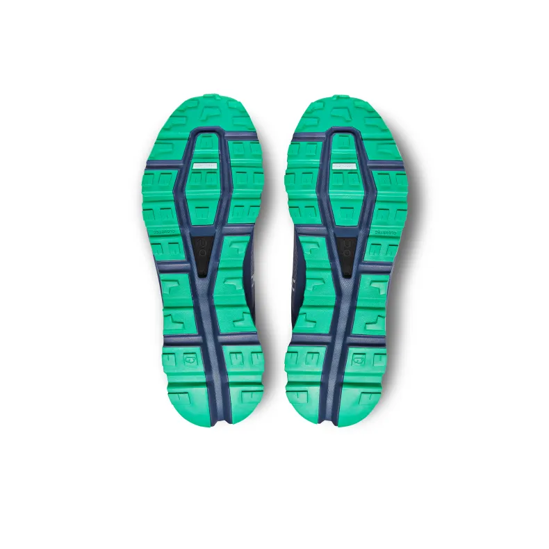 On Cloudvista Collection Cushioned Slip-Resistant Abrasion-Resistant Low-Top Running Shoes Men's Blue Green-5