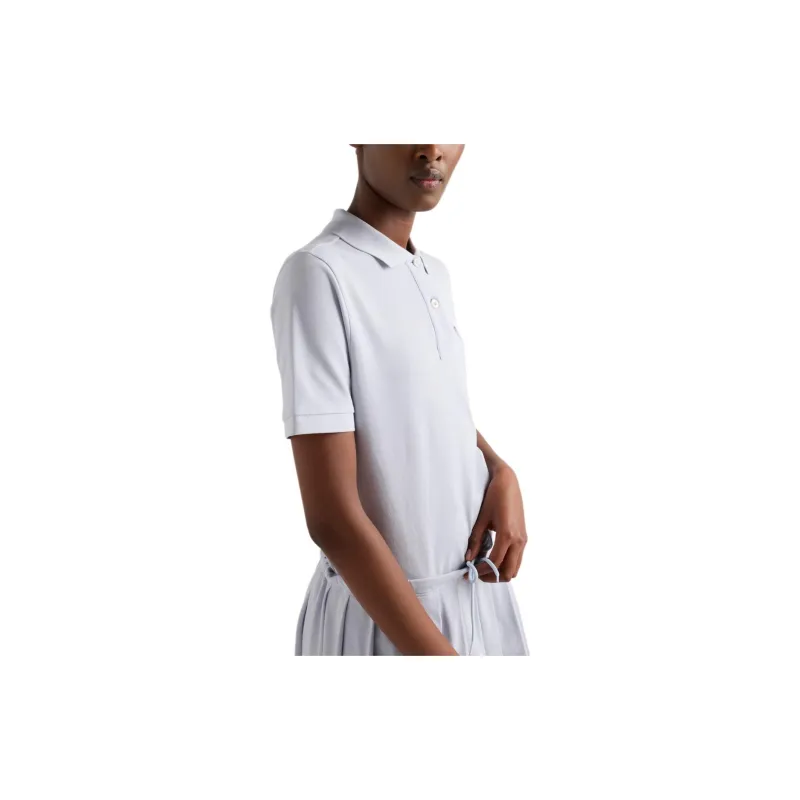 PRADA SS24 Polo Shirt Women's Xingji Blue-3