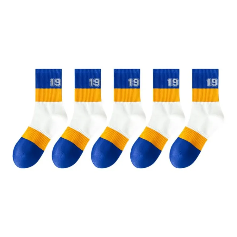 ROBINHOOD Mid Calf Socks Men's 5 Pack-12