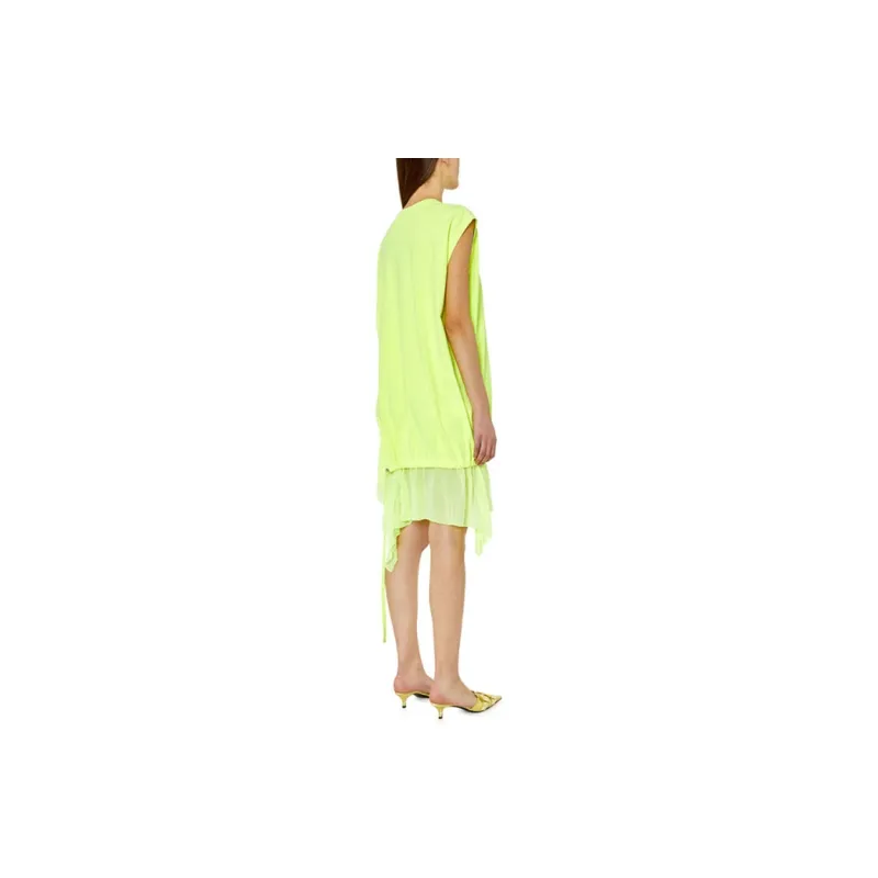 DIESEL Sleeveless Dresses Women's Green-2