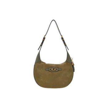 GUESS Suede Handbag Shoulder Bag Women's Green