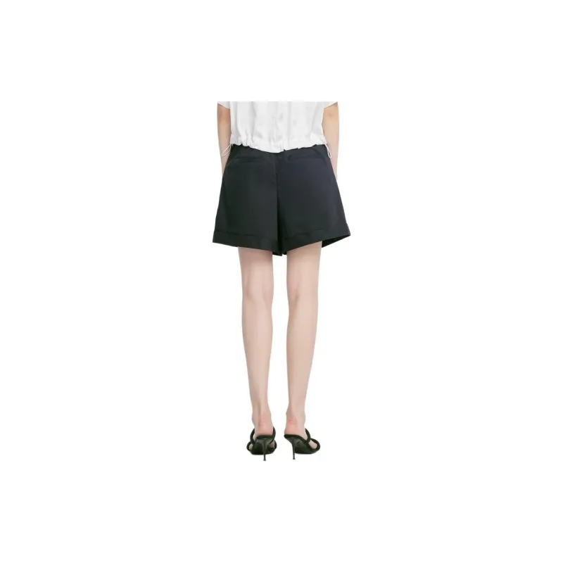 XG Casual Shorts Women's Navy Blue-3