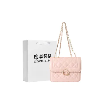 Dusen Kangaroo Pu Small Square Bag, Crossbody Bag Regular Women's Ecru/Black/Blue