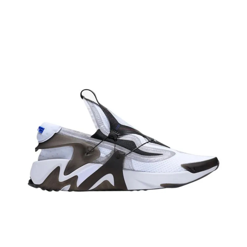 Nike Adapt Huarache Anti Slip Wear Resistant Low Top Casual Running Shoes Men's White Black-1