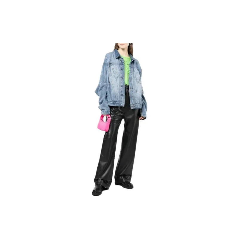 NATASHA ZINKO Washed Denim Jacket-1