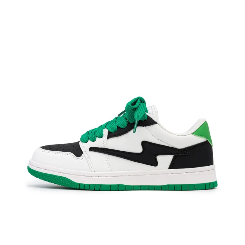 CVOJOO Low Top Skateboard Shoes Unisex Emerald-1