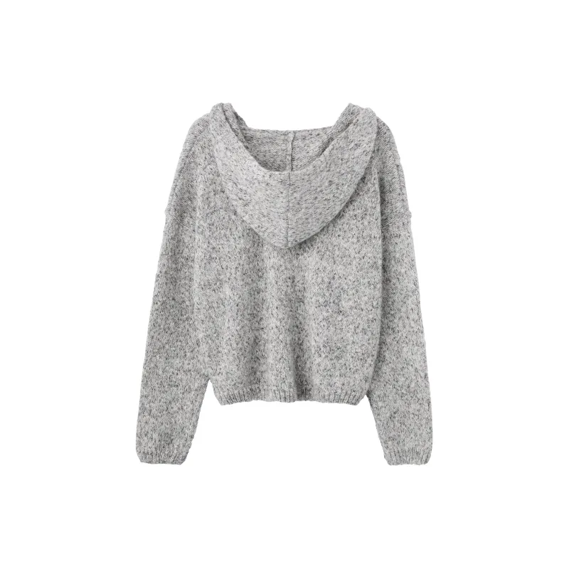 BASIC HOUSE Sweater Women's Heather Gray-1