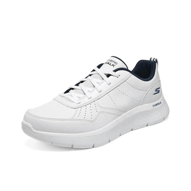 Skechers Cushioned Slip Resistant Low Top Casual Shoes Men's White-2