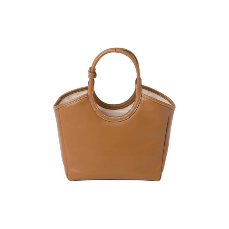 MIU MIU Ivy Leather Shoulder Bag, Crossbody Bag, Handbag Women's Brown-2