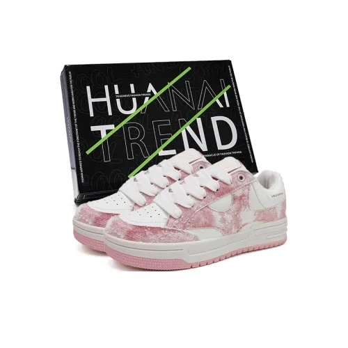 HUANAI Skateboard Shoes Women's Low-Top Pink