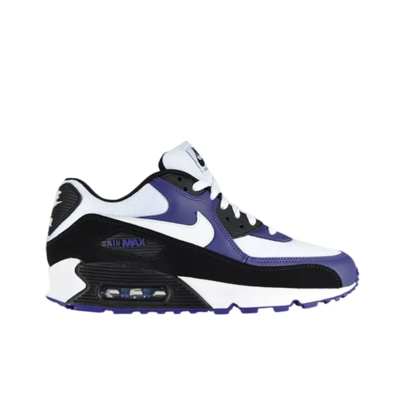 Nike Air Max 90 Slip Resistant Low Top Casual Running Shoes Men's Dark Purple-1