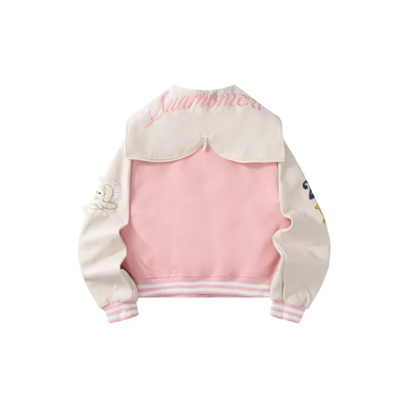 Suamoment Cropped Coats Women's-1