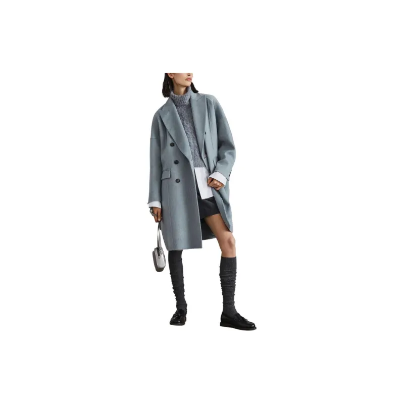 Brunello Cucinelli Monili Double Breasted Coat-3