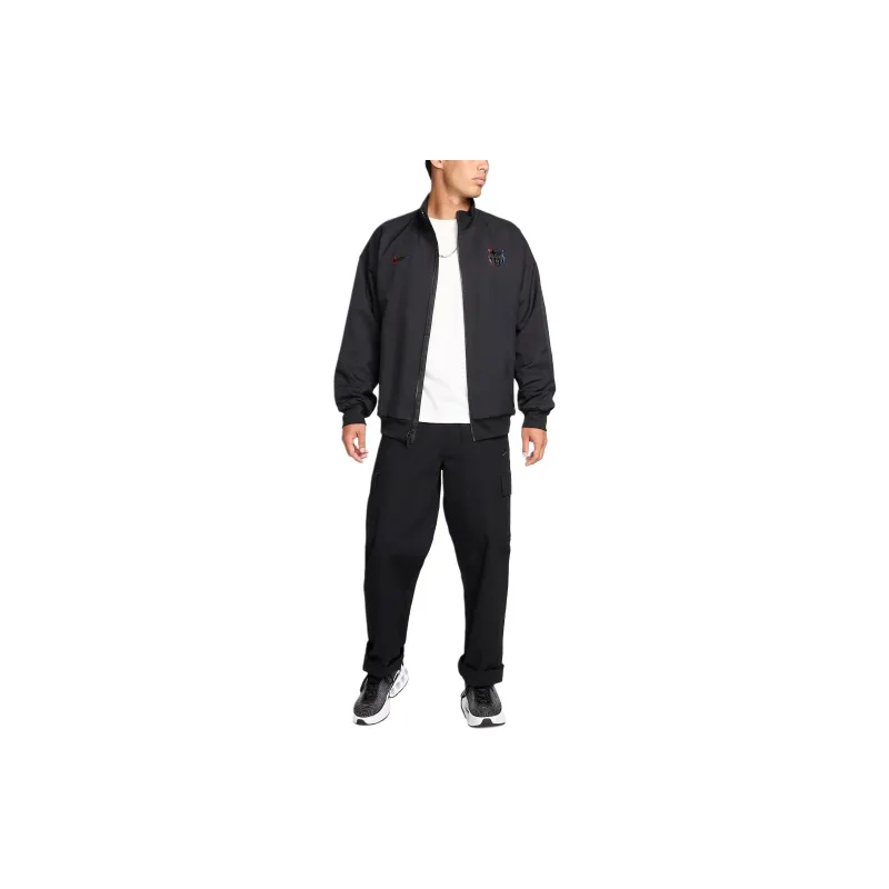 Nike FCDri Fit FW24 Barcelona Strike Away Jacket Men's Black/Black-2