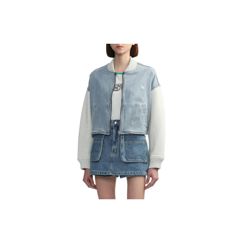 Izzue Colour-block Bomber Jacket-2