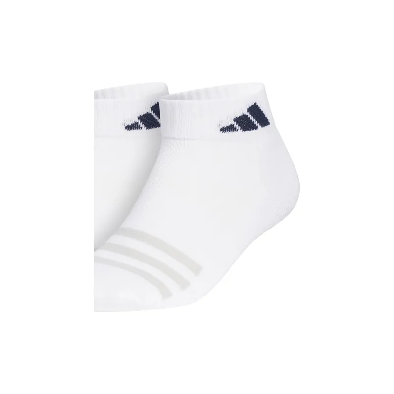 Adidas Ankle Socks Unisex White 9 Double Loads-3