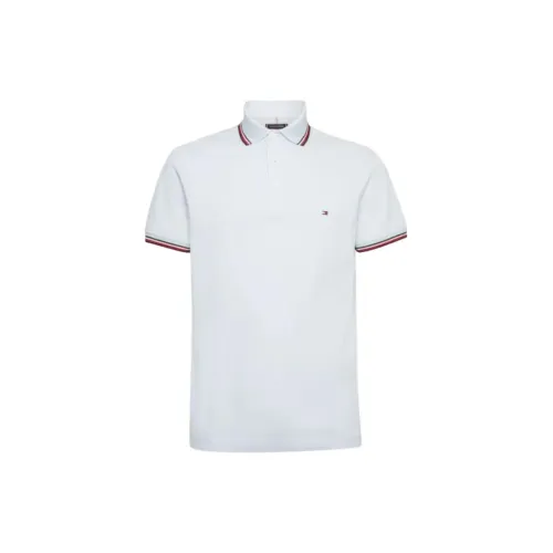 Tommy Hilfiger Polo Shirts Men Light Blue